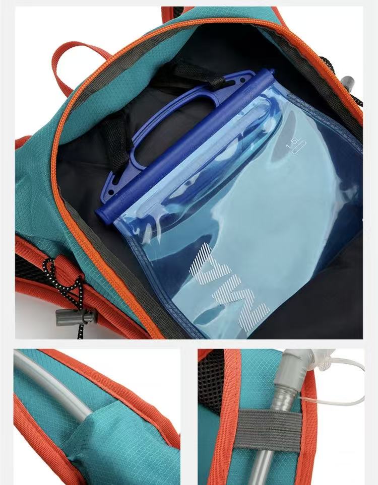 Drak bule Large-Capacity Storage Backpack, featuring a main compartment with multiple organized pockets for efficient item arrangement. Ideal for daily commuting and short trips, offering practical and convenient storage solutions.