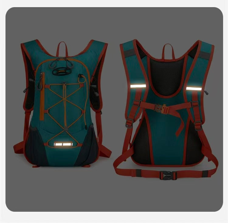 Drak bule Large-Capacity Storage Backpack, featuring a main compartment with multiple organized pockets for efficient item arrangement. Ideal for daily commuting and short trips, offering practical and convenient storage solutions.