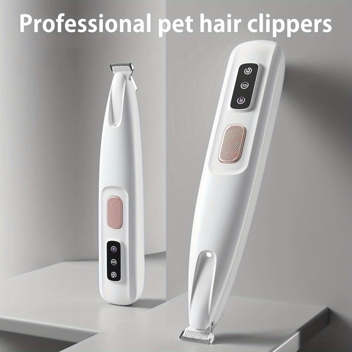 Low-Noise Pet Clipper for Dogs & Cats: Quiet Design to Reduce Stress, Rounded Blades for Gentle Grooming, 90-Minute Runtime
