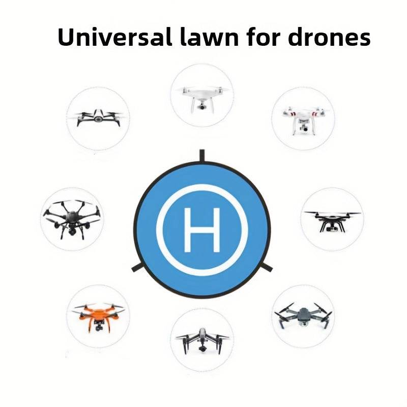 **Drone Quick-Fold Landing Pad + UV-Resistant Storage Bag Combo | Dual-Sided Takeoff/Landing, UV Protection & Shockproof, Ready-to-Go for Outdoor Aerial Photography, a Lightweight Protection System Designed for Pilots**（Yellow)）