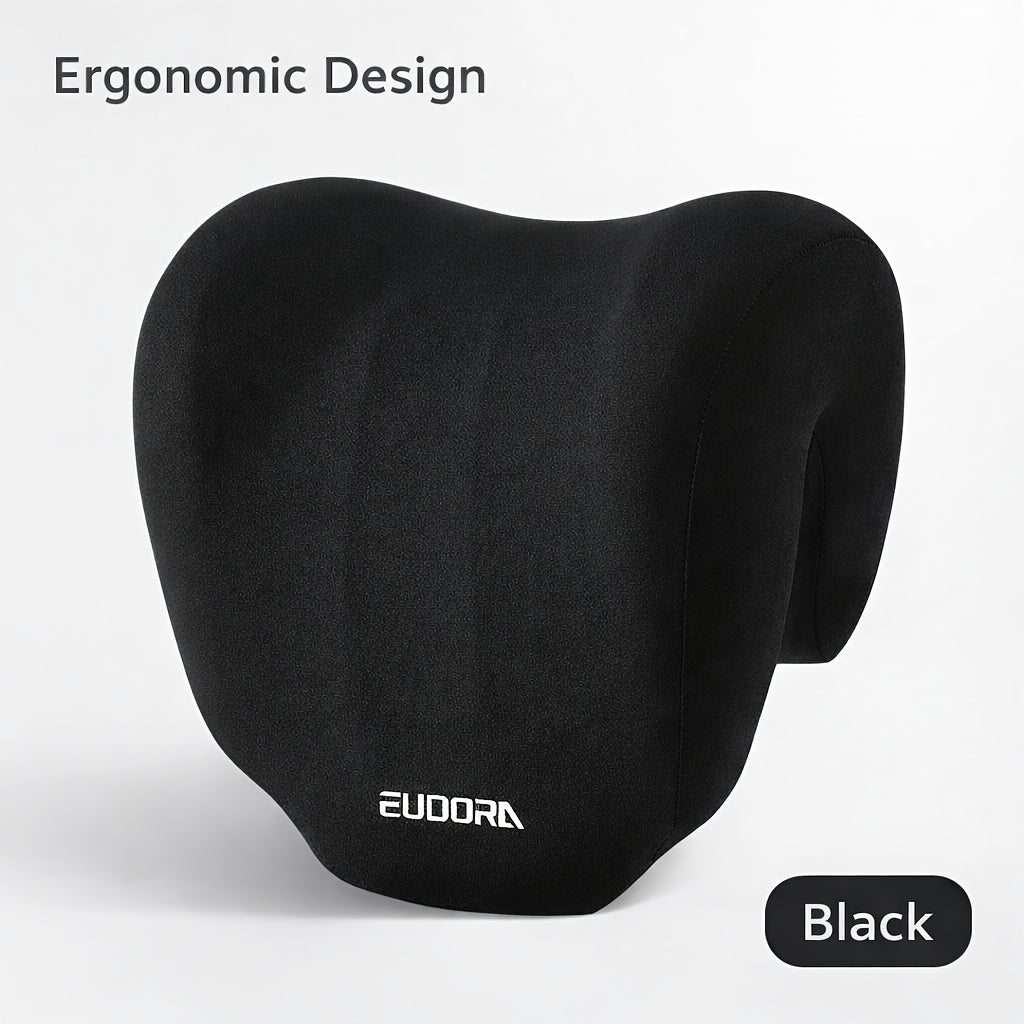 Ergonomic Multi-functional Nap Pillow - Desk Rest Pillow with Neck/Side Support, Memory Foam Cushion for Office, Home & Travel(BLACK)