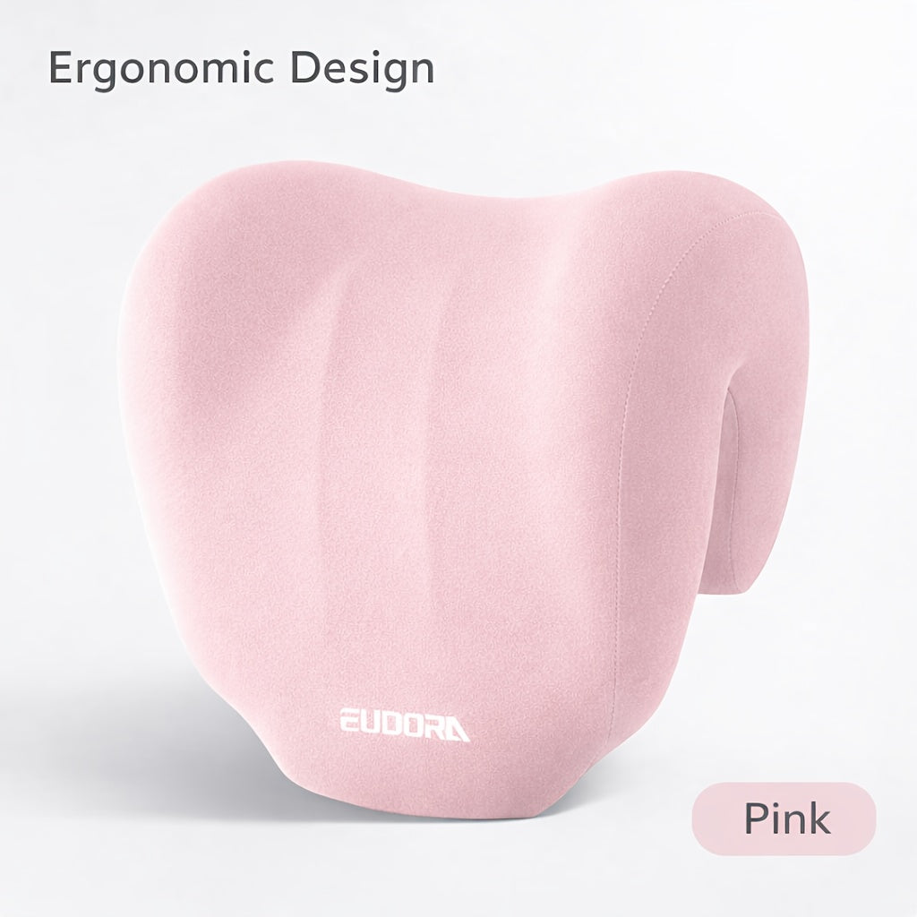 Ergonomic Multi-functional Nap Pillow - Desk Rest Pillow with Neck/Side Support, Memory Foam Cushion for Office, Home &amp; Travel(PINK)