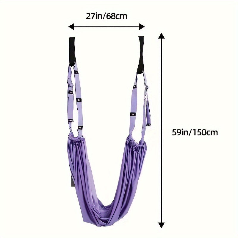 Hanging Fitness Resistance Band: 4-Step Installation, Full-Body Stretching & Strength Training at Home(PINK)