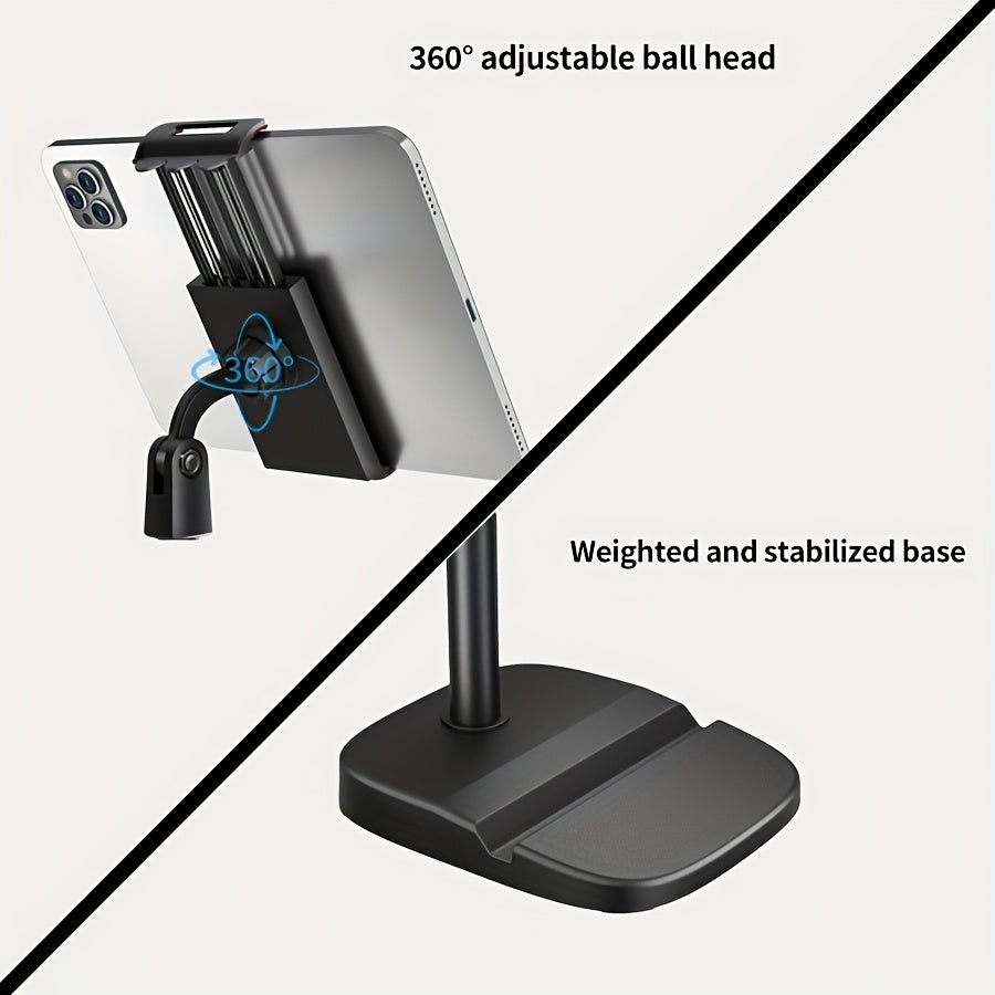 **Telescopic Rotating Live Stream Tripod: Adjustable Height, Multi-Angle Shooting, Stable and Portable**