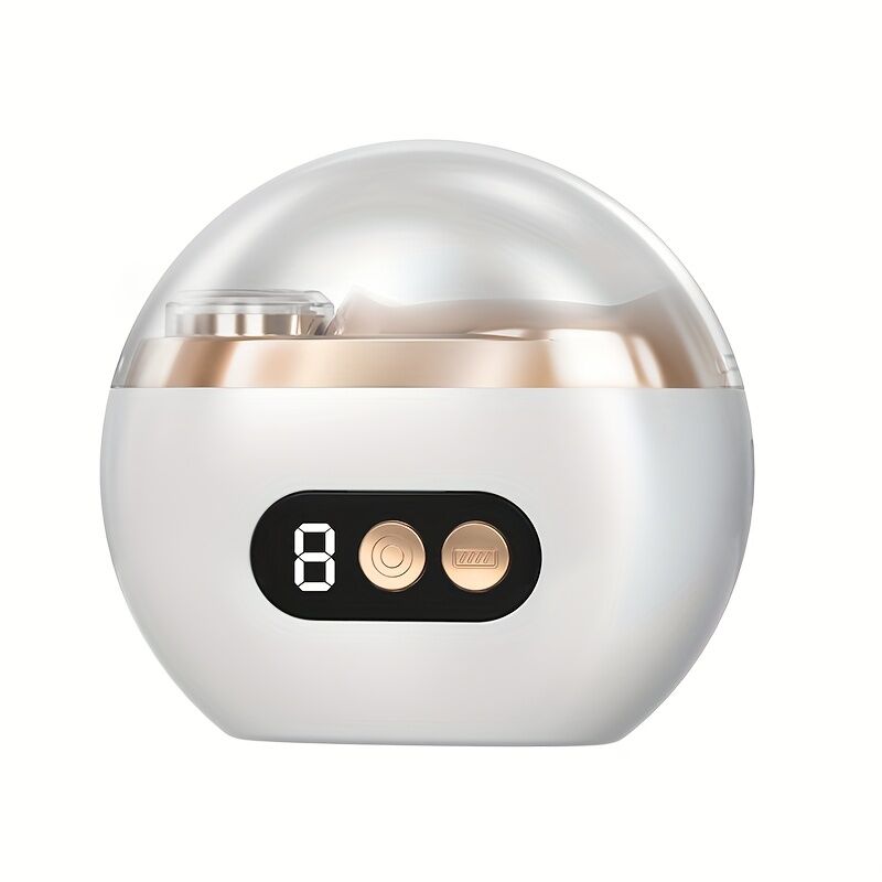 Smart Electric Nail Clipper 2-in-1 Polishing & Grooming Tool, USB Rechargeable, 500mAh Li-Polymer Battery. Features Anti-Cut Protection, Grinding, and Illumination. Suitable for Nail Trimming, Filing, Polishing, and Shaping. （orange）