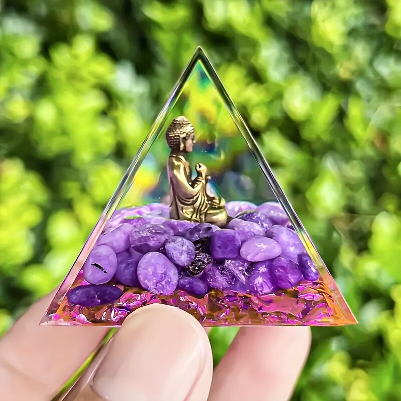 "Crystal Geometry" – 5cm Optical Crystal Cube, Constructing a Dwelling for Light Through Faceted Refraction, Infusing Space with Flowing Serene Poetics.