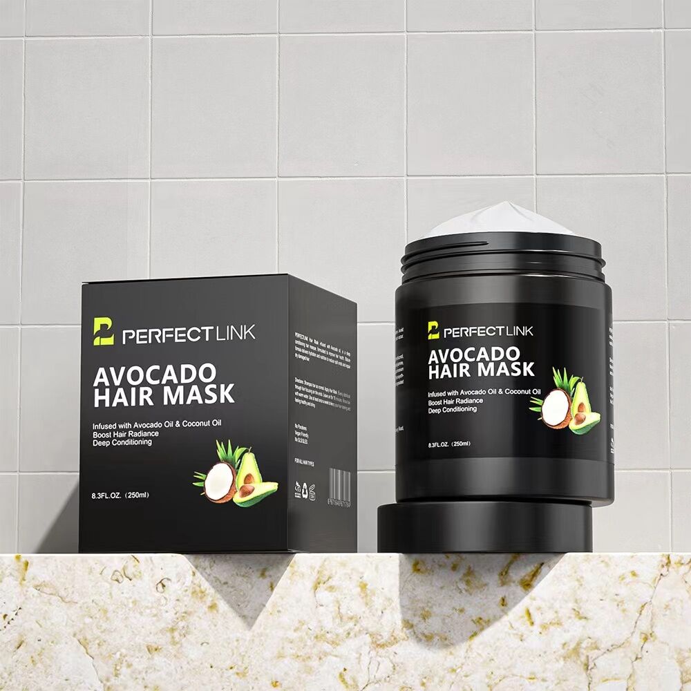 250ml Avocado & Coconut Oil Nourishing Hair Mask: Deeply moisturizing and nourishing, radiating natural radiance, smooth and non-frizzy