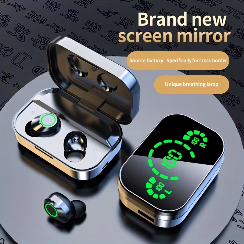 New wireless headphones mini earbuds TWS stereo headphones, compatible with both Apple and Android phones