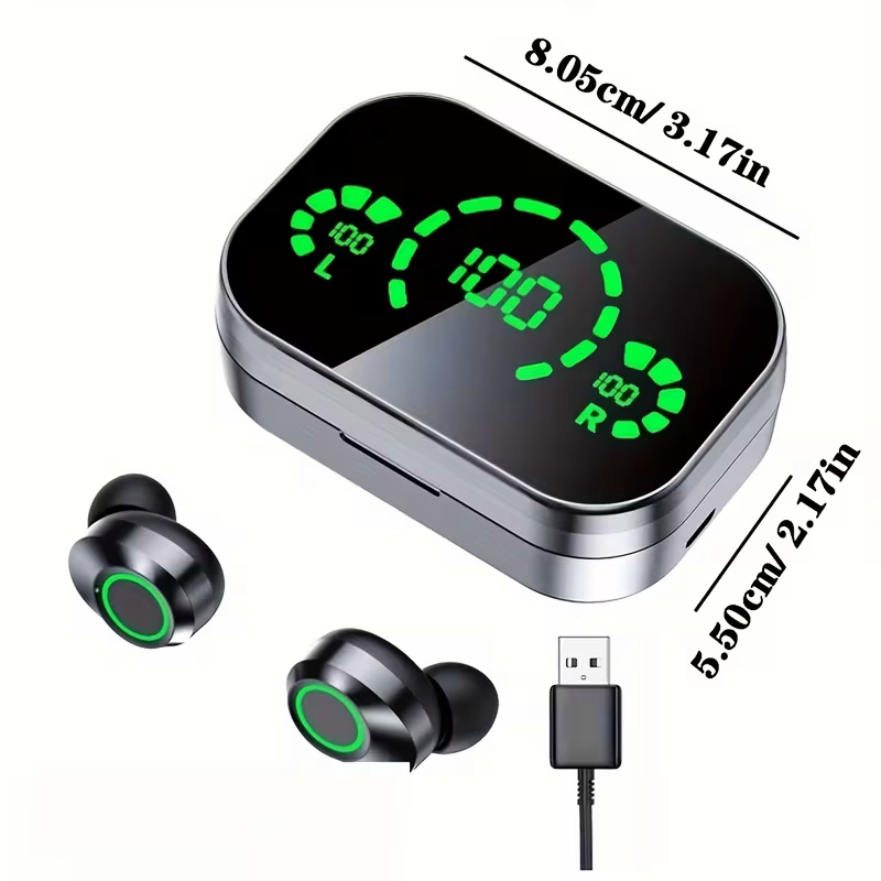 New wireless headphones mini earbuds TWS stereo headphones, compatible with both Apple and Android phones