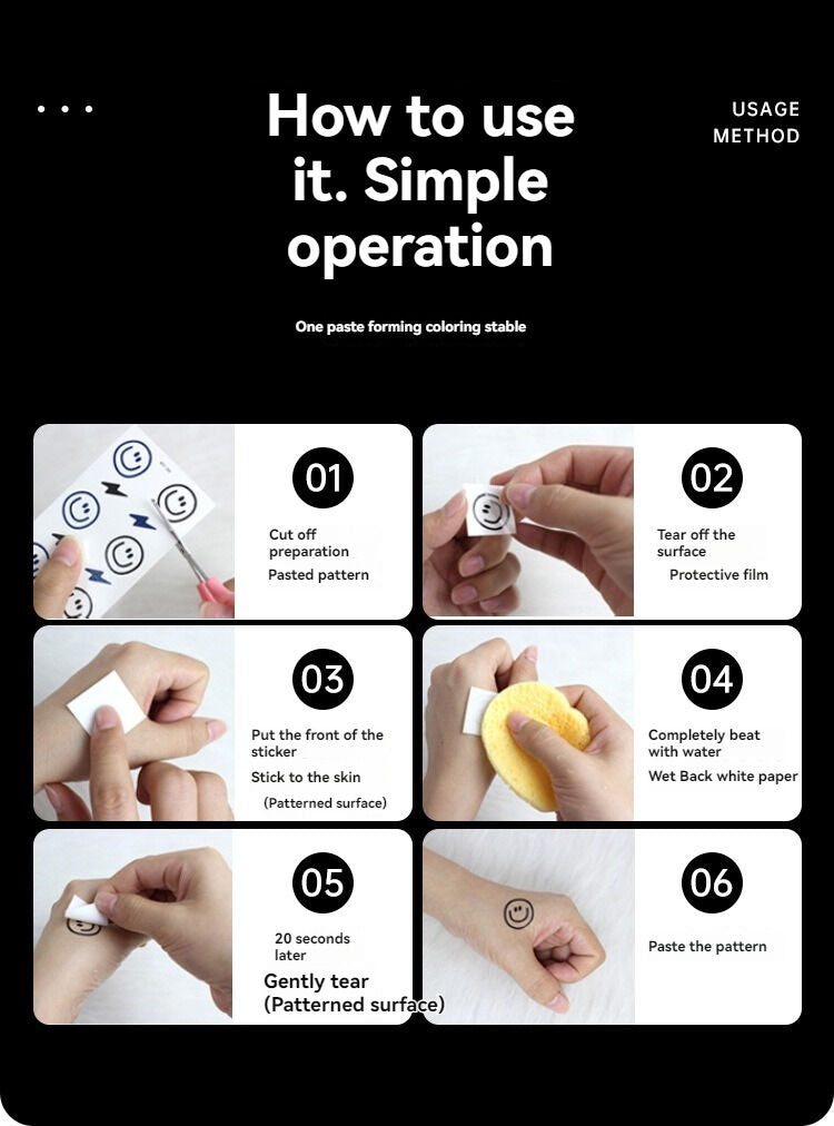 8 new colorful half-arm tattoo stickers, anime colorful waterproof resin one-time tattoo stickers