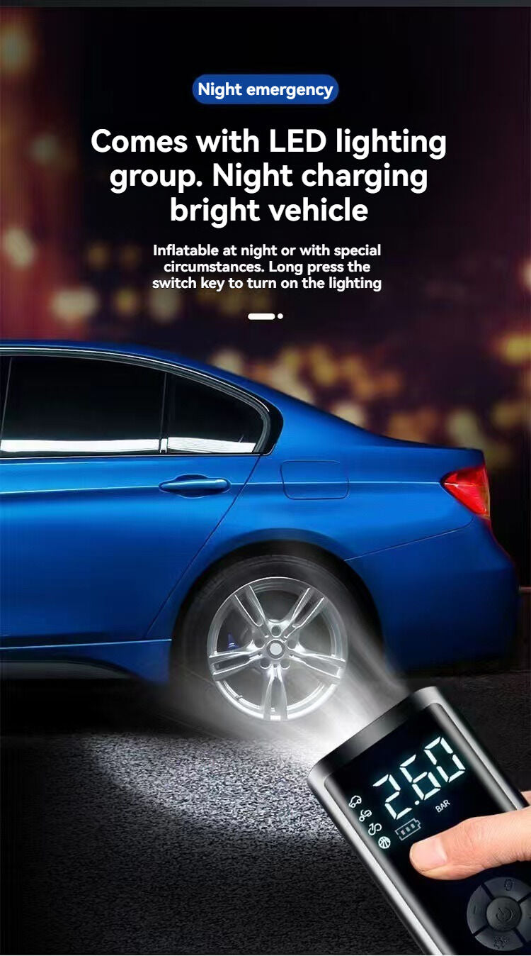 Car portable car motorcycle tire automatic inflator