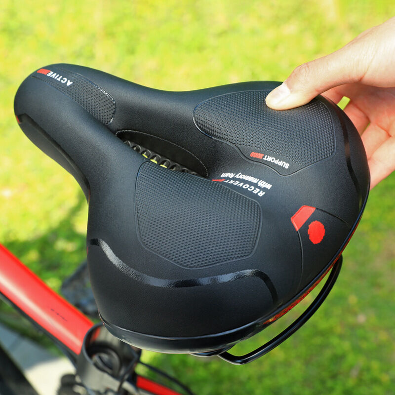 Bike Saddle with Rechargeable Taillight: 21×25×11cm Silicone Seat, 700g, Wrench Included for Aussie Cyclists
