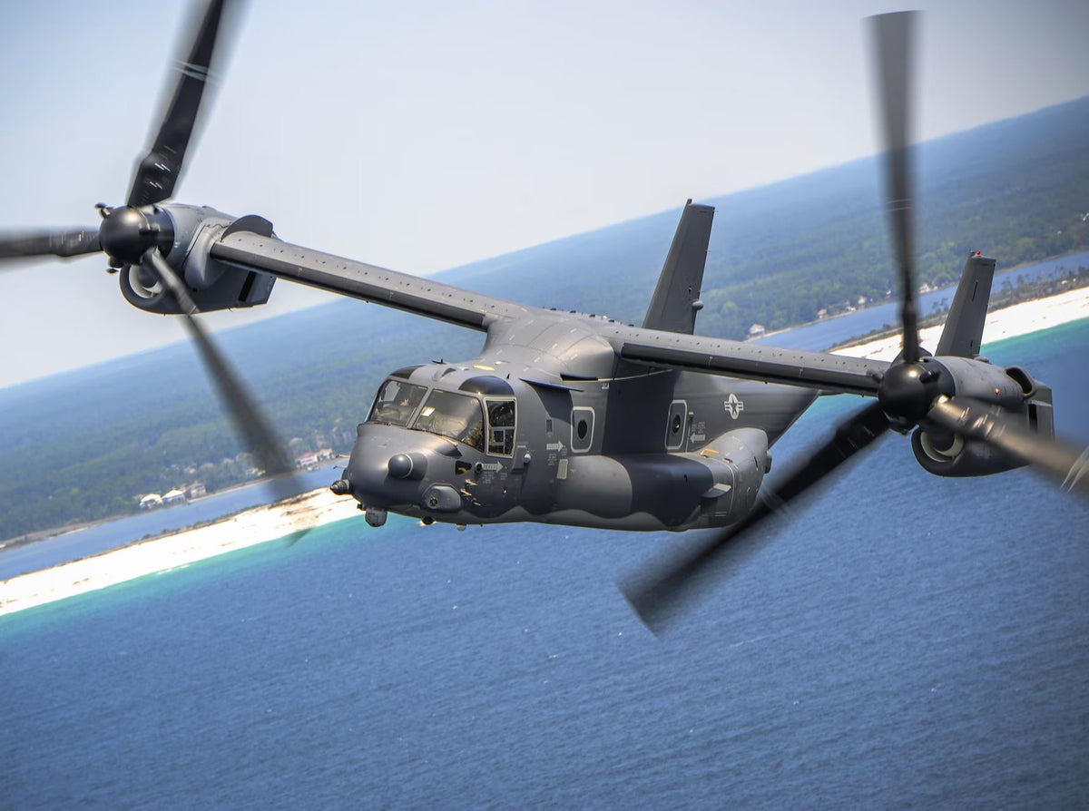 Christmas gift US Osprey Tiltrotor Aircraft Building Blocks Set, 460 Pieces Military Transport Model Kit for Kids Aged 6+ & Enthusiasts（Osprey tiltrotor aircraft）