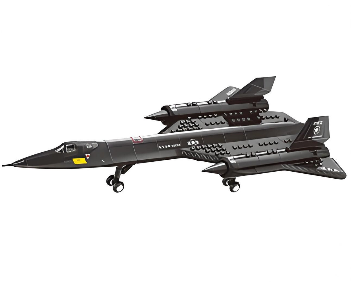 Christmas gift SR-71 Blackbird Reconnaissance Aircraft Building Blocks Set, 183 Pieces Military Model Kit for Kids Aged 6+ &amp; Enthusiasts（SQ71 reconnaissance plane）