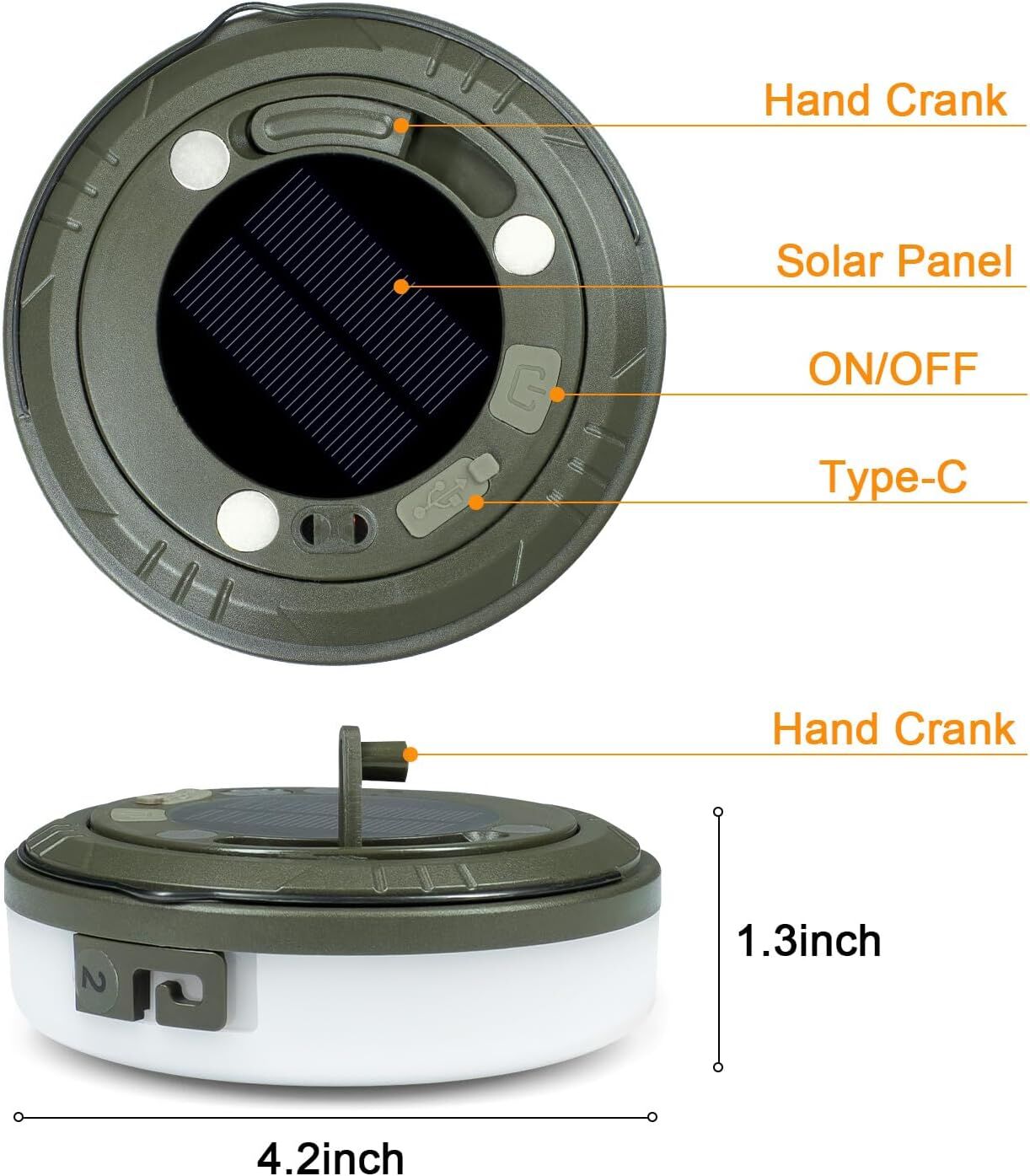 Solar Camping String Lights: 5-Mode IPX4 Waterproof USB/Solar Powered 2-in-1 for Outdoor Tents, Hiking & Party Decor