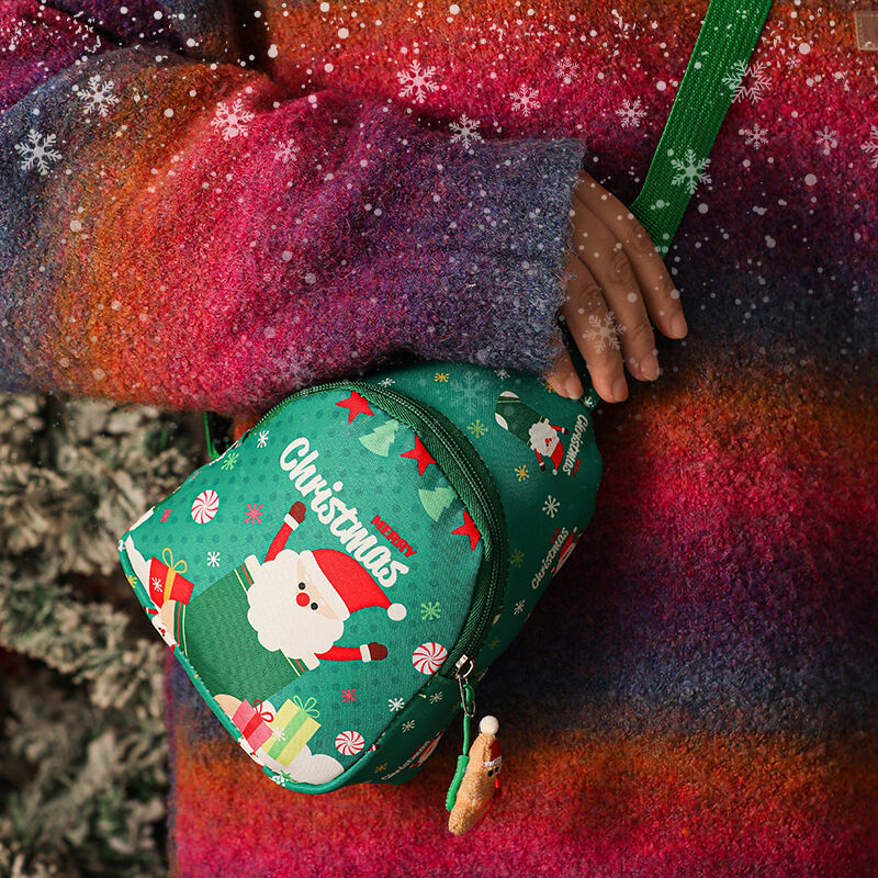 Christmas gifts Aussie Christmas Sling Bag -Santa-Themed, Adjustable &amp; Compact for Festive Gifting &amp; Styling(green)