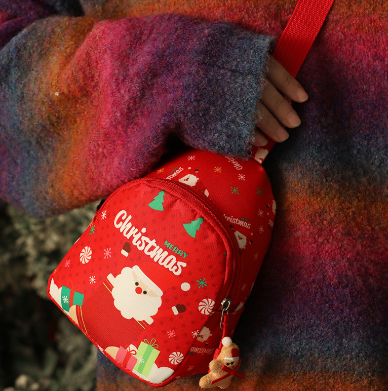 Christmas gifts Aussie Christmas Sling Bag -Santa-Themed, Adjustable &amp; Compact for Festive Gifting &amp; Styling(red)
