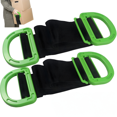 Adjustable Moving Straps with Handles – 2-Pack Heavy-Duty Furniture Lifting Belt for Boxes, Mattresses &amp; Appliances (Up to 600 lbs)