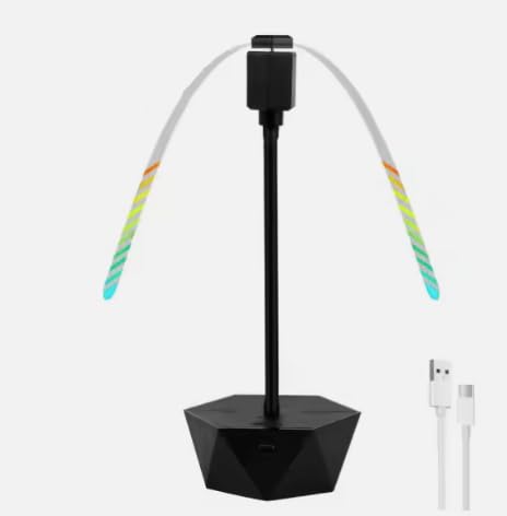 Rechargeable Anti-Fly Fan for Table – Foldable Holographic Blade Insect Repeller with Soft-Stop Safety, USB Charging for Indoor Outdoor Use, Picnic, BBQ, Kitchen, and Camping (Black)