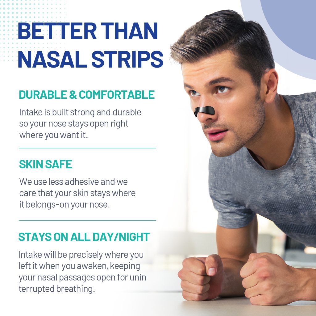 Black Magnetic Nasal Strips Kit (15-Day Supply): Breath Support with Reusable Bands & Adhesive Tabs – Enhance Oxygen Flow, Reduce Snoring, Improve Sleep