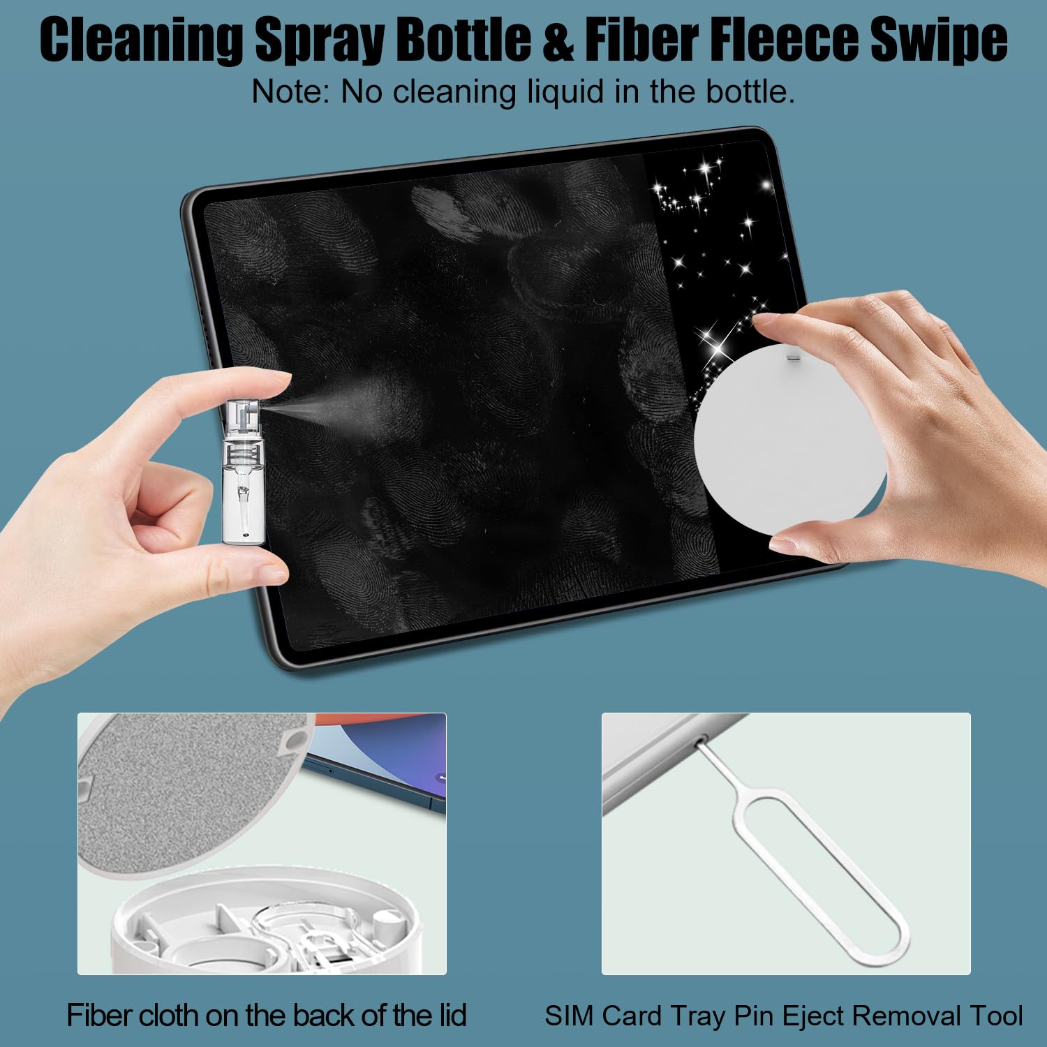 20-in-1 Multi-Function Electronics Cleaning Kit – Portable Keyboard, Earphone, Camera & Screen Cleaner Set with Brush, Spray Bottle & Tools (White)