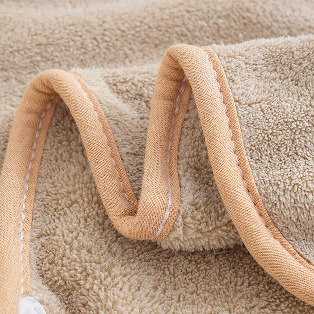 Ultra-Soft Hooded Bath Towel for Kids – Coral Fleece Poncho with Charming Animal Design, Quick-Dry Absorbent Robe for Bath, Pool, Beach (Deer)