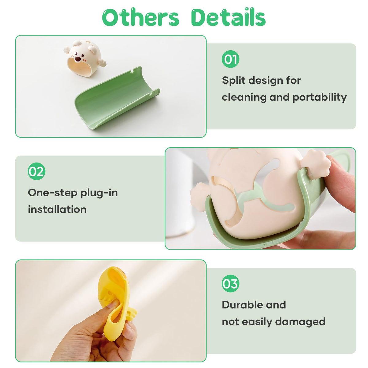 Cute Cartoon Faucet Extender for Kids – 14cm Water Flow Extension, Splash-Proof Hand Washing Aid for Toddlers, BPA-Free, Compatible with Most Kitchen and Bathroom Faucets (Yellow & Green)