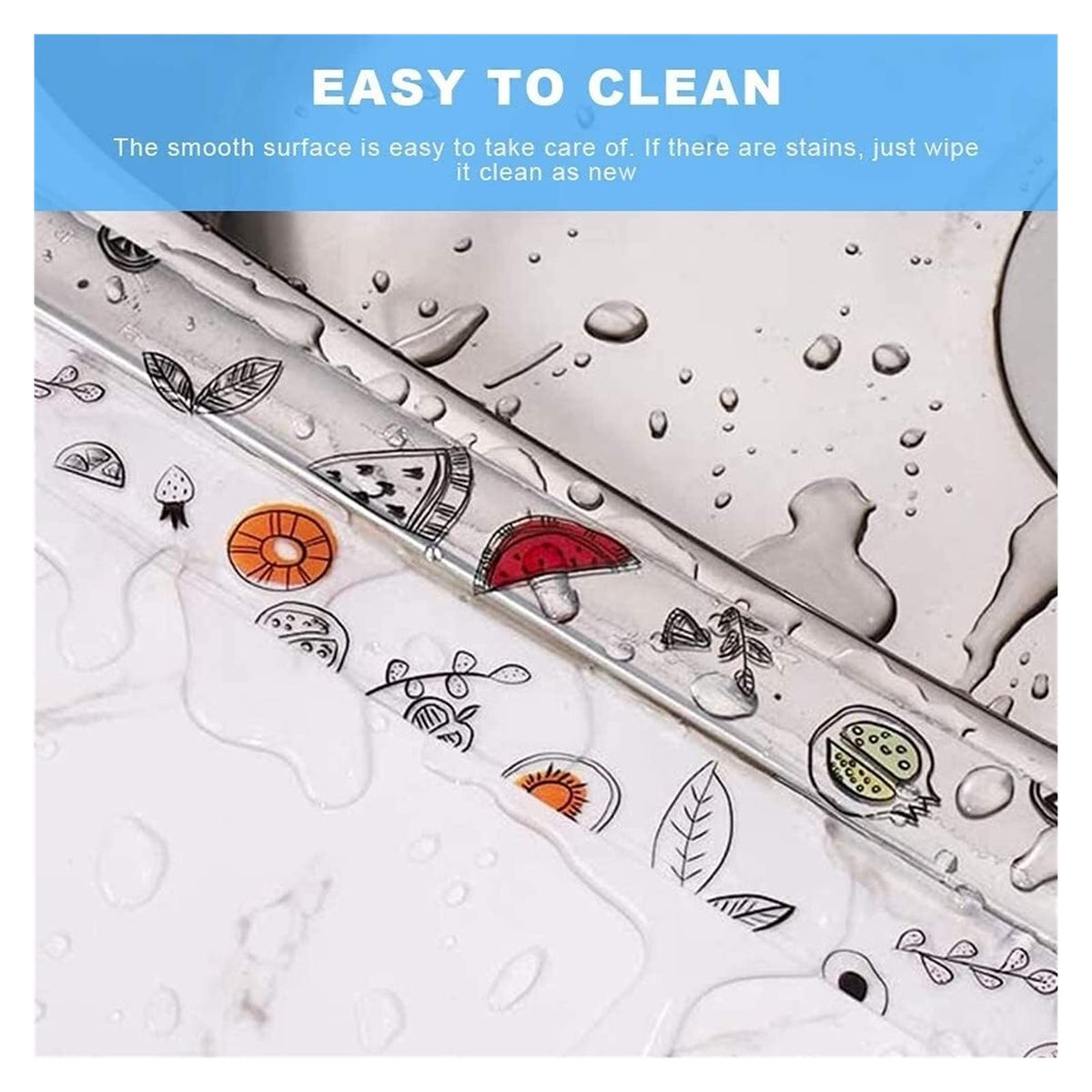 2-Pack Waterproof Self-Adhesive Sealant Tape – Transparent PVC Edge Strip for Kitchen, Bathroom, Sink, Toilet, and Wall Corners – Easy to Cut and Clean (Pattern3)