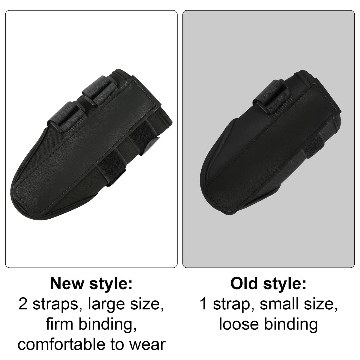 Golf Wrist Alignment Trainer for Home & Range Practice – 2-Pack Adjustable Swing Correction Brace for Beginners and Pros (Black)