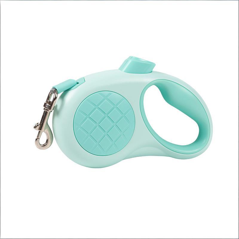 Retractable Dog Leash – 16.5 ft Automatic Walking Lead with One-Hand Brake Lock &amp; Anti-Tangle Nylon Tape – Heavy-Duty 55 lb Capacity – Ideal for Small to Medium Dogs (Green)