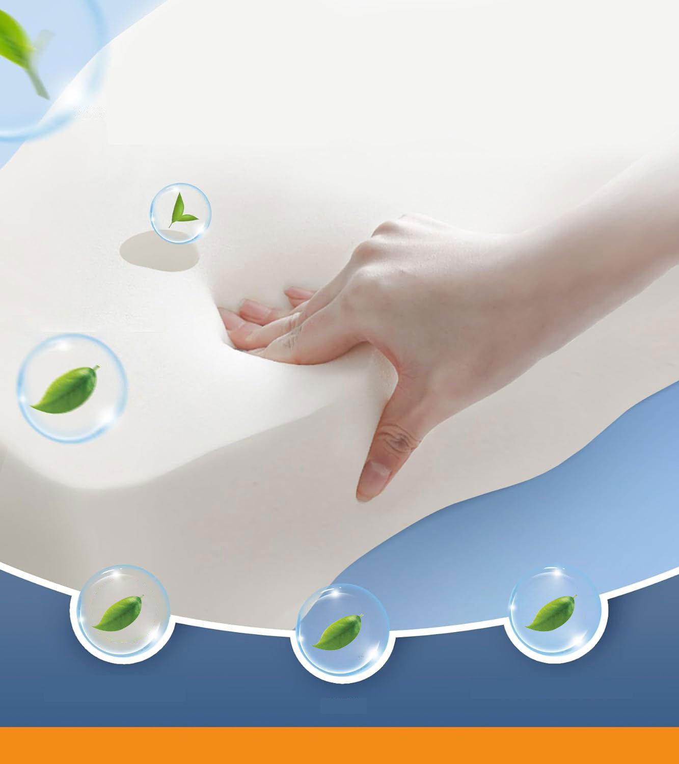 High-Performance Butterfly Memory Foam Pillow – 15° Cervical Support, Cooling Gel Cover, Ergonomic Contour Design for Neck Pain Relief & Deep Sleep – Ideal for Side & Back Sleepers (White & Gray)