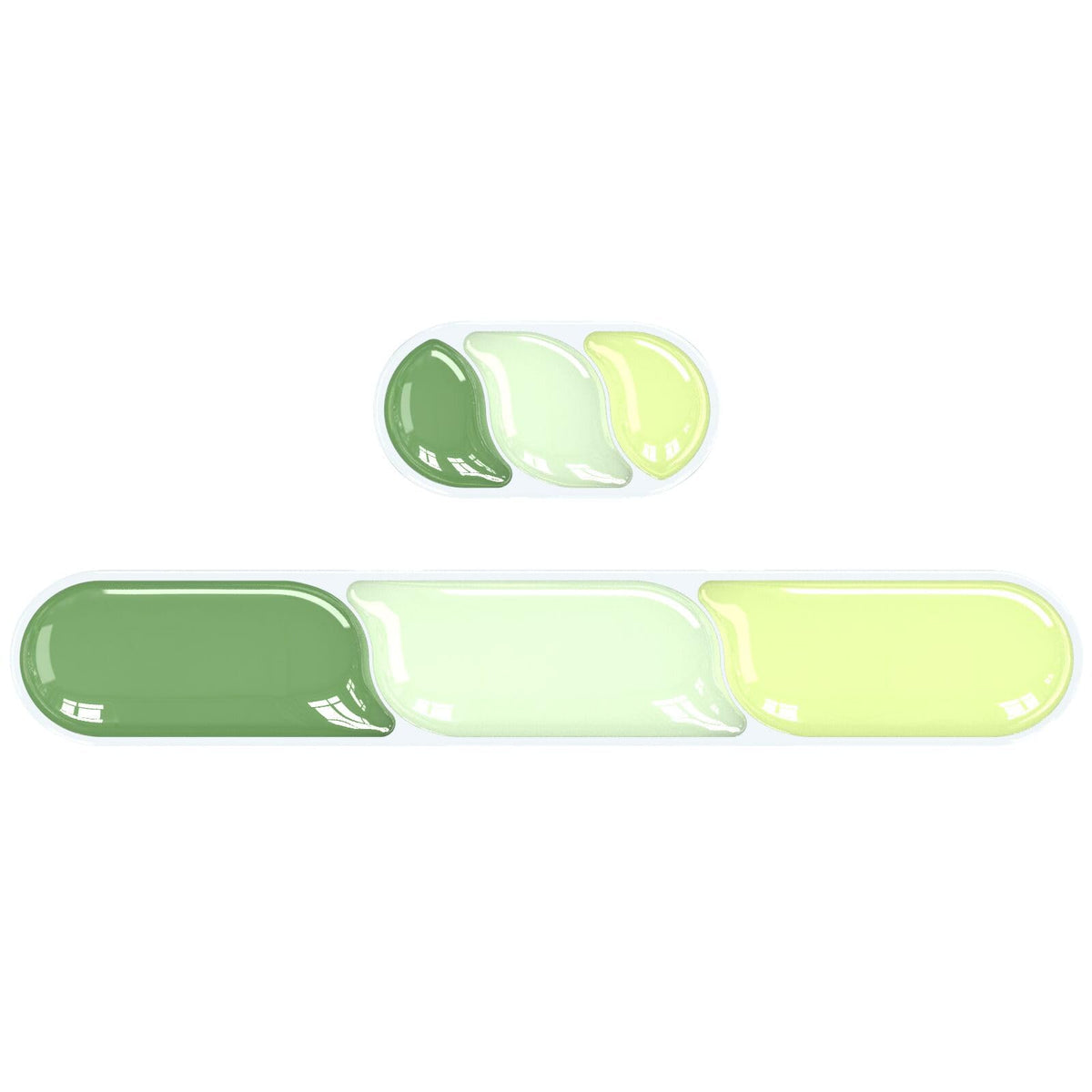 Ergonomic Gel Wrist Rest Set – Keyboard and Mouse Support Pad with Soft Cushioning for Office, Work, Gaming, and Study – Anti-Slip Base, Comfortable Design (Green)