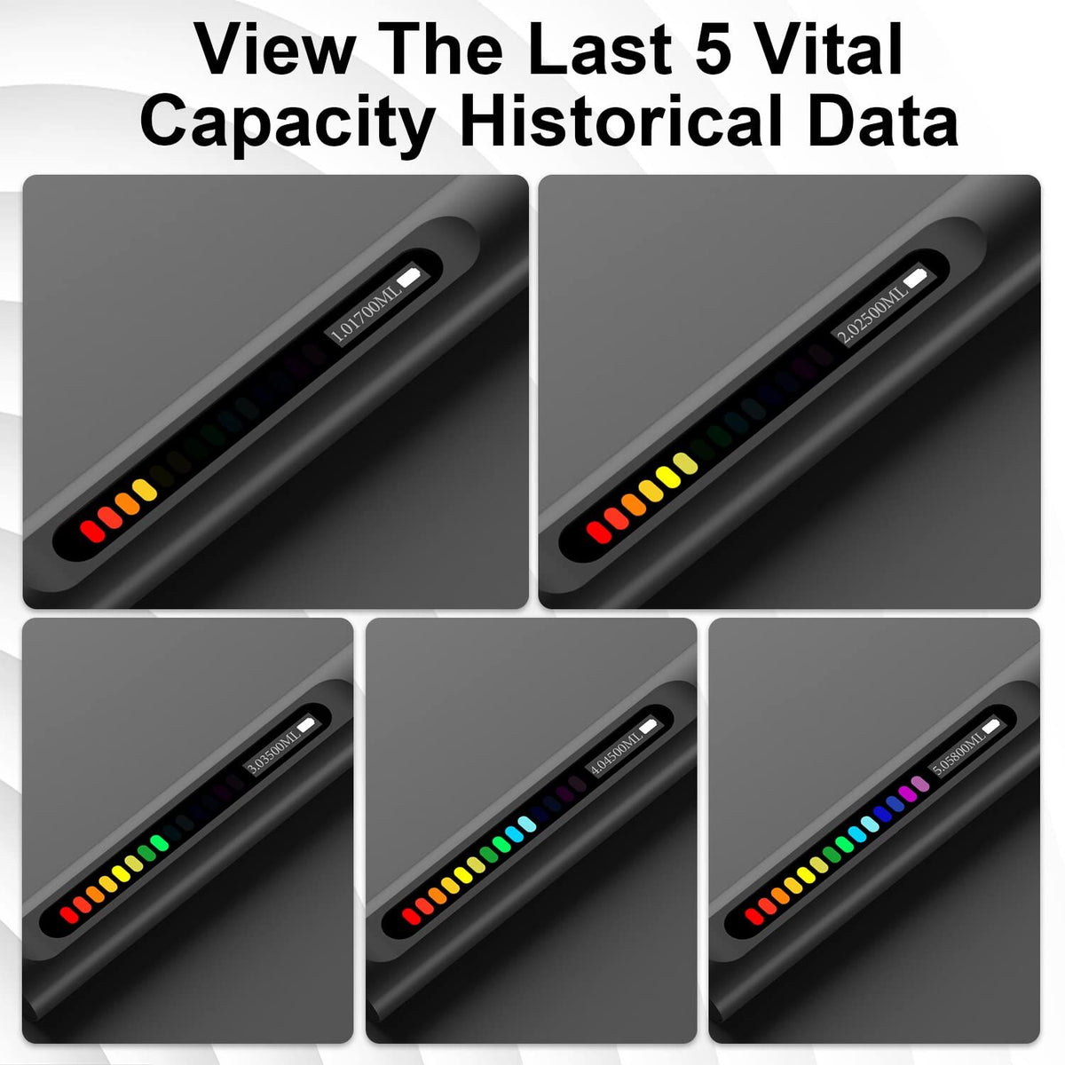 Portable Smart Breathing Trainer – Rechargeable Respiratory Exercise Device with LED Progress Bar | Boost Lung Capacity & Endurance for Athletes, Runners & Fitness Enthusiasts