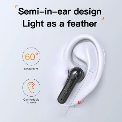 Bluetooth Invisible Hearing Aid for Seniors – Rechargeable Sound Amplifier with Noise Reduction & Digital Display