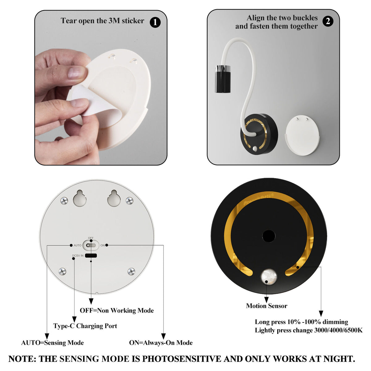 Rechargeable Motion Sensor Night Light – DIY Silicone Hose Lamp for Bedroom & Desk (Green) | Other Colors Available in Store