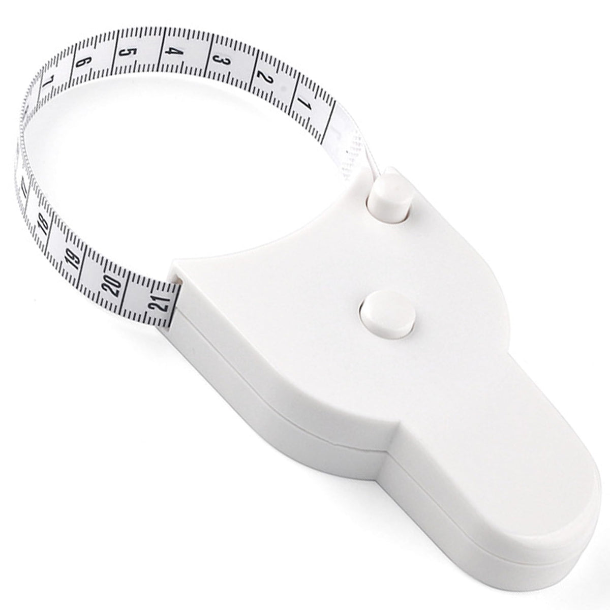 Soft Retractable Body Tape Measure for Fitness, Tailoring &amp; Home Use – 60-Inch Dual-Scale Measuring Tape with Lock, 3-Pack of Identical Units (White)