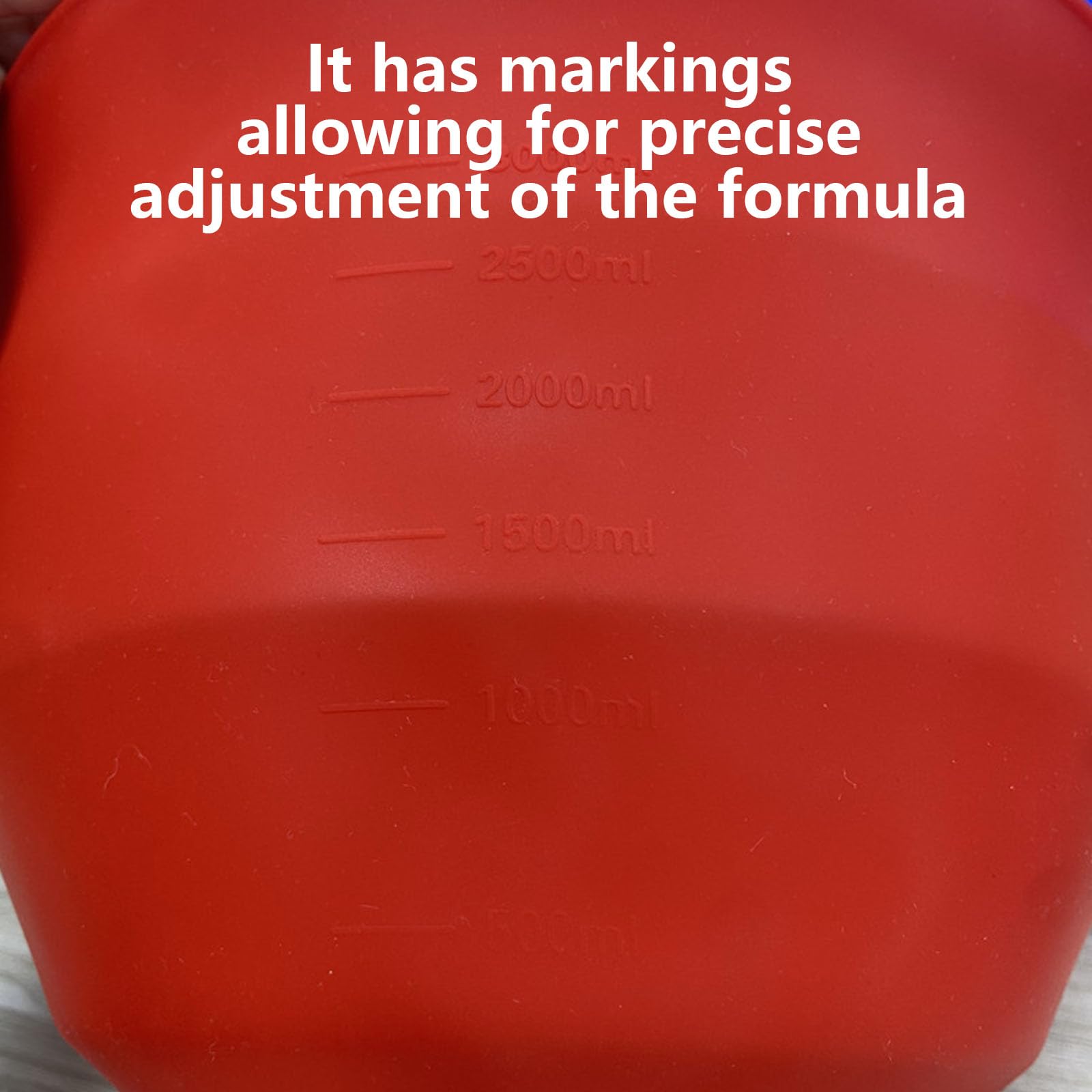 Silicone Bowl Liner for 4.5–5-Quart Stand Mixer – Food-Grade, Collapsible, Non-Stick Replacement Inner Bowl with Lid, Dishwasher Safe, Oven & Fridge Ready (Red)