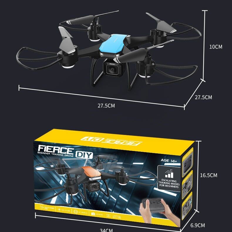 Christmas gift Fierce DIY 4K Camera Drone: Build & Fly Your Own Stunt Quadcopter for Thrilling Aerial Adventures