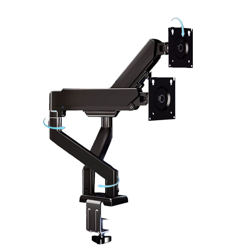 Dual Monitor Arm: 360° Rotatable, Space-Saving Desk Mount for Dual Screens, Ideal for Aussie Home &amp; Office