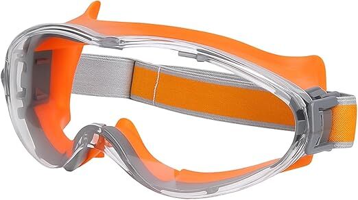 Christmas gifts Anti-Fog Safety Goggles, Outdoor Wind &amp; Dust Protection, Clear Vision Lab &amp; Work Goggles for Aussies(orange)