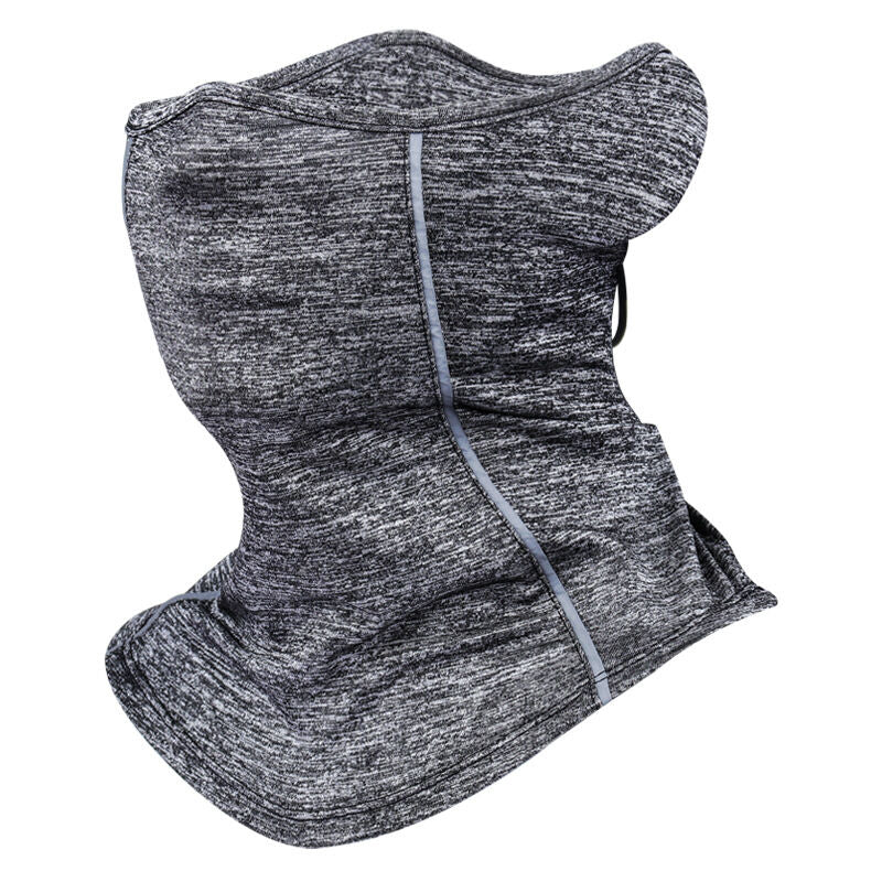 Christmas gift-Premium Ice Silk Neck Scarf Mask - Summer Cooling Essential - Breathable UV Protection - Reflective Design - Beat the Heat Comfortably（grey）
