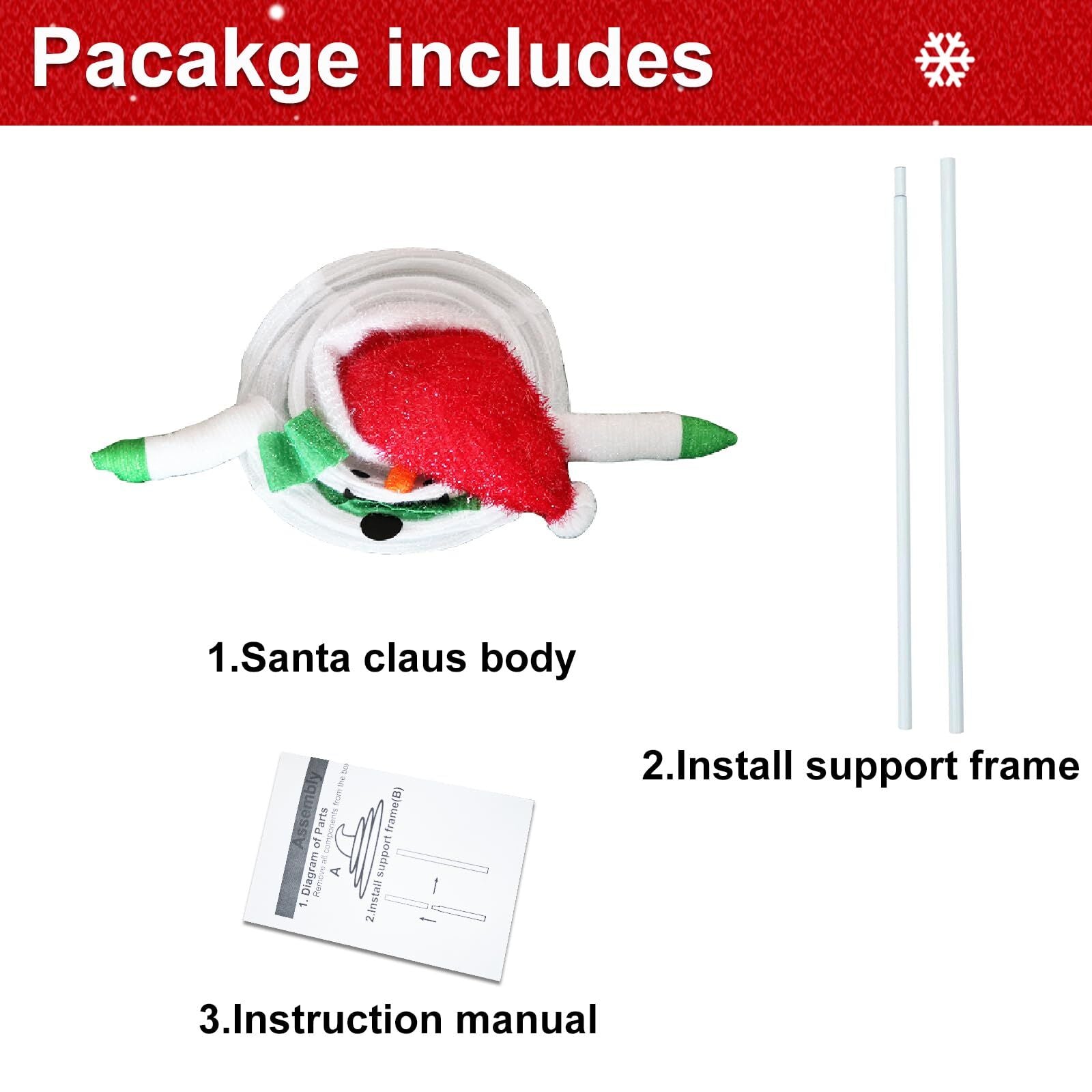 2-Pack Lighted Christmas Snowman Decoration Lantern, 45 LED Collapsible Pop-Up Ornament with 8 Light Modes & Timer, Indoor Outdoor Holiday Décor