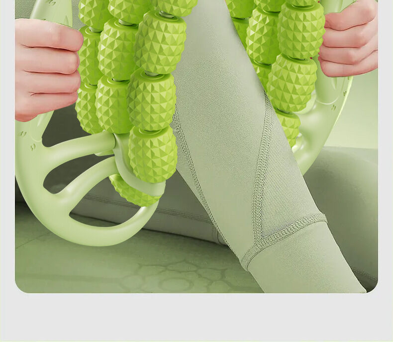 Christmas gift Muscle Relief Massage Roller: High-Density Foam Roller for Deep Tissue Relaxation, Fitness Recovery & Home Use（green） 