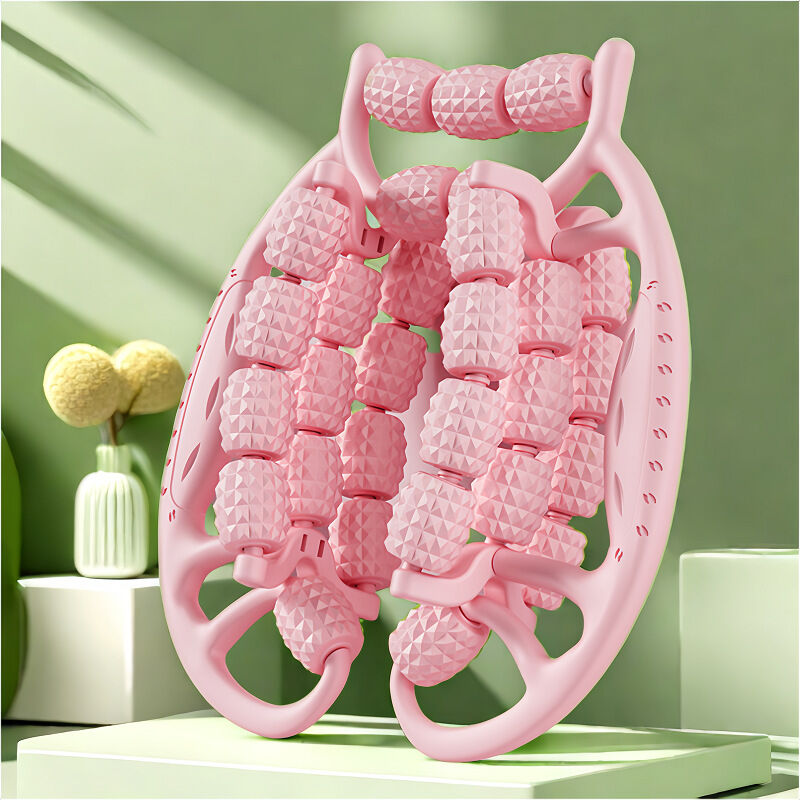 Christmas gift Muscle Relief Massage Roller: High-Density Foam Roller for Deep Tissue Relaxation, Fitness Recovery & Home Use（pink） 