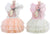 Pet products 2-Pack Small Dog Dress Female Tiny Puppy Clothes Girl Tutu for Dogs Dresses Harness Birthday Apparel（Chest circumference32cm, back length20cm, neck circumference23cm）