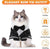 Pet products Dog Cat Tuxedo Suit with Bow Tie - Formal Black & White Striped Pet Costume Shirt, Elegant Wedding Outfit Birthday Party Attire for Maltese Dachshund Yorkie Puppies Shih Tzu Small Medium Dogs and cats