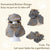 Pet products Dog Costume-Cute Detective Pet Clothes Set Halloween Cosplay Party Outfit Winter Fashion Cape Cloak Hat for Small Medium Dog & Cat Kitten