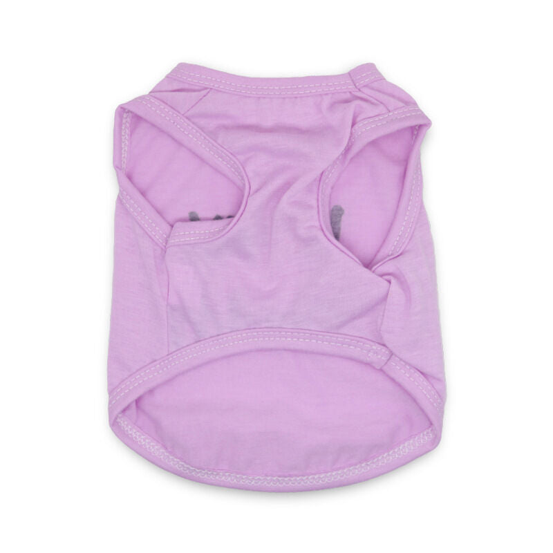 Pet products 4-Piece Pet Vest Set for Summer - Includes 4 Versatile Vests with I ❤️ my Mommy Message, Lightweight Breathable Fabric Perfect for Dogs and Cats in Warm Weather（L）