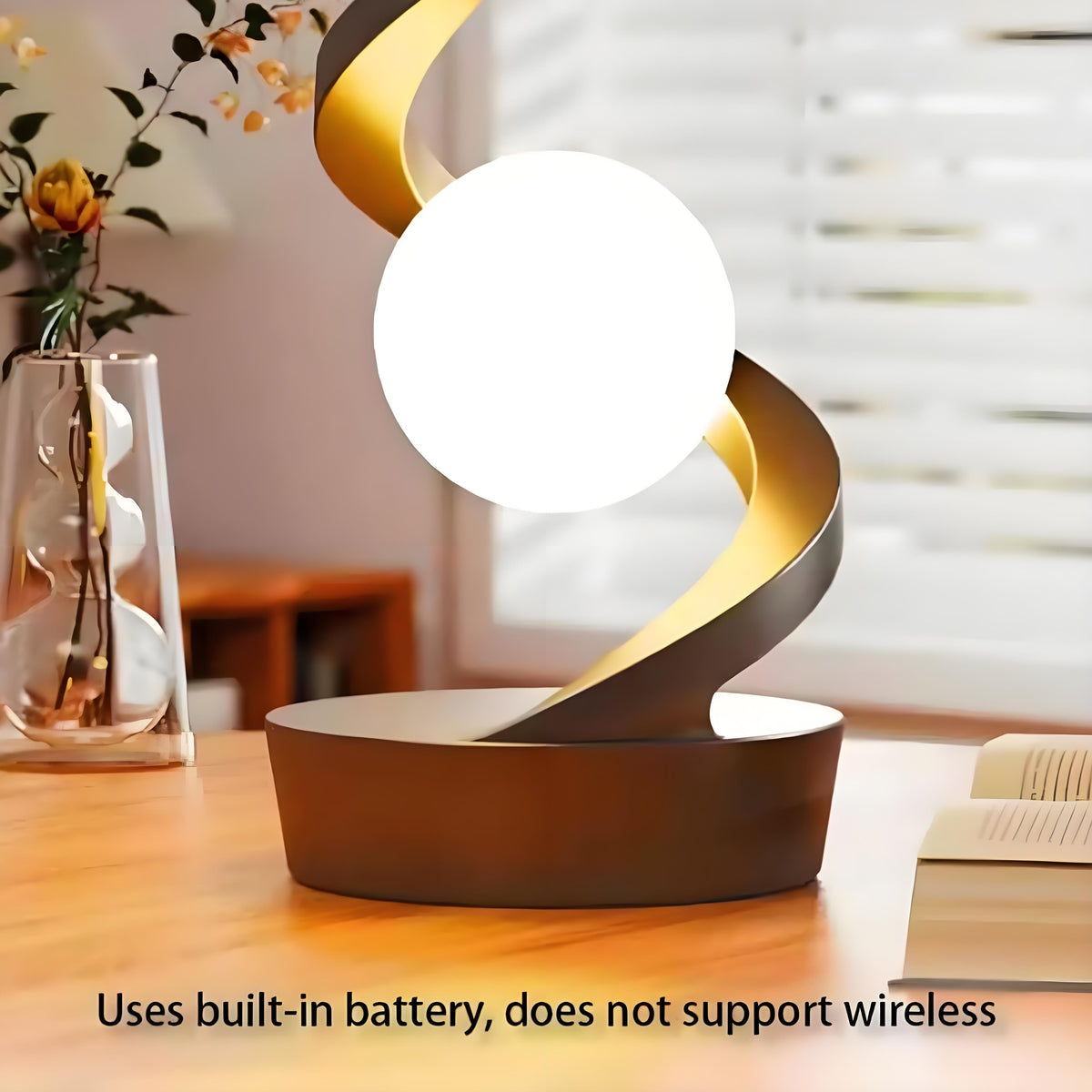 Rotating Levitating Night Light with RGB Colors & Wireless Charging: 1-Second Palm-Activated Spin, Motion-Sensing – Futuristic Lighting for Australian Bedrooms & Offices