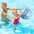 Christmas 10 Pcs Inflateable Sequin Glitter Beach Balls, 24 Inch and 16 Inch Jumbo Pool Confetti Glitter Balls, Swimming Pool Beach Toys for Summer Favor Decorations